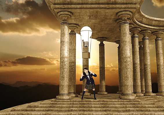 전신 PSD 구름 편집 편집이미지 여학생 교육 교복 전구 청소년 하늘 한명 서기 일몰 외침 열기구 기둥 일본인 청소년교육 이미지편집 자연요소 외국인 1 학생 옷 여자 건축 항공교통 모션 사람 동양인 노을 소리 파일형식