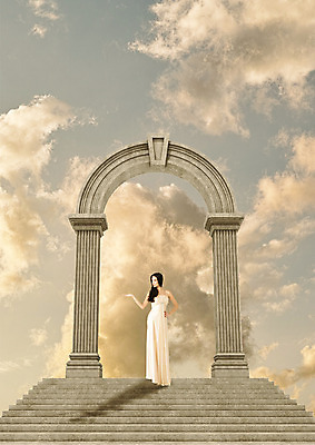 전신 PSD 서양인 구름 편집 편집이미지 우먼라이프 건축물 드레스 여자 허리손 하늘 신전 한명 서기 손짓 20대 성인 뷰티 계단 아치 이미지편집 자연요소 외국인 1 라이프스타일 옷 건축 포즈 고건축 모션 사람 청년 파일형식