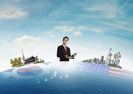 PSD 구름 편집 편집이미지 남자 바다 하늘 한국 한명 빌딩 상반신 성인 30대 금융 태블릿 달러 글로벌비즈니스 미국 한국인 비즈니스맨 원화 화폐기호 성조기 석탑 태극기 무역 자유의여신상 남산타워 이미지편집 자연요소 1 기호 산업 아시아 돈 북아메리카 비즈니스 사람 동양인 건물 장년 경제 전자제품 스마트기기 글로벌 탑 세계문화유산 직장인 국기 화폐 남산 파일형식