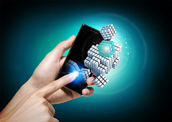 PSD 편집 편집이미지 손 스마트라이프 한명 신체부위 스마트폰 터치 스마트 큐브 e비즈니스 이미지편집 1 라이프스타일 컨셉 비즈니스 사람 핸드폰 스마트기기 파일형식