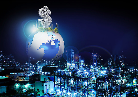 PSD 편집 편집이미지 지구 야경 비즈니스 공장 빌딩 사람없음 금융 달러 도시 화폐기호 이미지편집 기호 돈 공업 건물 경제 야간 화폐 파일형식 풍경_경치