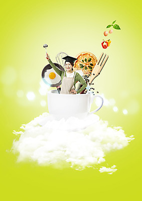 PSD 구름 편집 편집이미지 여자 음식 40대 포크 학사모 피망 피자 한명 웃음 상반신 성인 계란 앞치마 한국인 프라이팬 커피잔 계란프라이 허브 국자 주부 이미지편집 자연요소 식물 모자_잡화 1 식기 커피 중년 채소 졸업 주방용품 잔 패스트푸드 서양음식 표정 사람 동양인 알 계란요리 파일형식