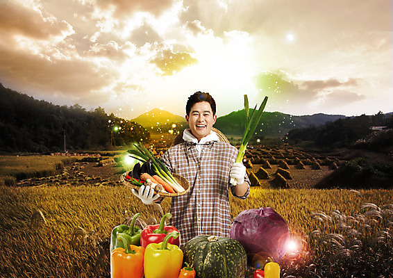 PSD 구름 편집 편집이미지 남자 음식 40대 하늘 호박 피망 한명 웃음 상반신 성인 농작물 농경지 바구니 농사 당근 한국인 수확 농부 양배추 파 이미지편집 자연요소 직업 1 중년 농업 채소 뿌리채소 표정 사람 동양인 농장 파일형식