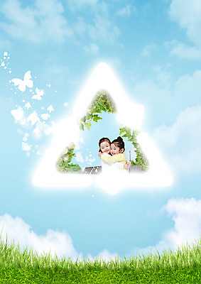 PSD 구름 편집 편집이미지 나비 잎 포옹 하늘 소녀 두명 옆모습 자연보호 환경 그린캠페인 재활용 한국인 풀 그린에너지 삼각형 태양에너지 집열판 재활용표시 이미지편집 자연요소 도형 식물 여자 어린이 캠페인 뷰포인트 곤충 안기 자연 표시 사람 동양인 에너지 보호 친환경 파일형식