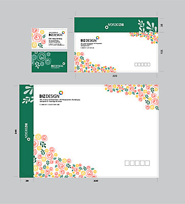 템플릿 꽃 명함 명함템플릿 나뭇잎 서류봉투 편지봉투 사람없음 세트 패키지 봉투템플릿 우편봉투 비즈디자인 봉투디자인 이미지템플릿 AI파일 식물 잎 봉투 편지 우편물 파일형식 벡터