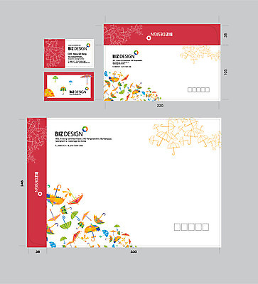 템플릿 우산 명함 명함템플릿 서류봉투 편지봉투 사람없음 세트 패키지 봉투템플릿 우편봉투 비즈디자인 봉투디자인 이미지템플릿 AI파일 봉투 편지 우편물 파일형식 벡터