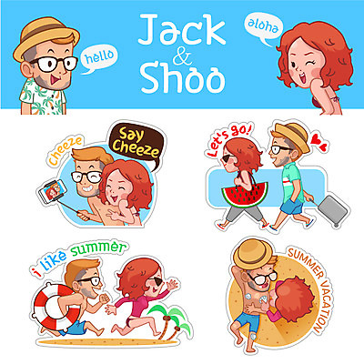 캐릭터 모자 커플 여자 남자 스티커 일러스트 조개 여름음식 수박 여러명 성인 해변 여름 세트 선글라스 달리기 캐리어 선탠 튜브 셀카봉 워터파크 제철음식 제철과일 일러캐릭터 AI파일 잡화 계절 안경 음식 바다 다수 과일 관계 모션 어패류 수영장 사람 여행가방 제철 파일형식 벡터 여름_계절