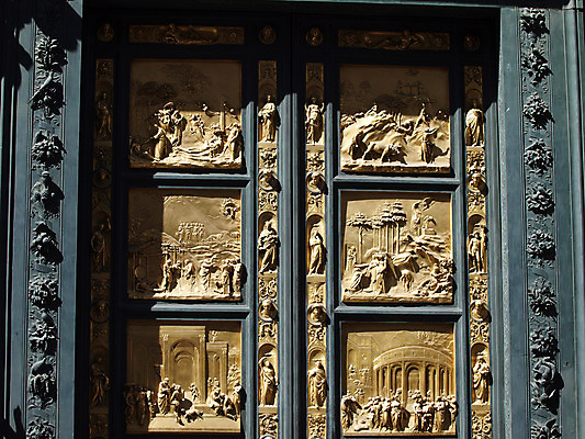 포토 JPG 해외이미지 외관 종교 조각 여행 미술 사람없음 세계 문 성경 이탈리아 역사 재산 황금 파편 묘사 대문 안심 청동 기념물 르네상스 명품 숭배 신앙심 토스카나 파라다이스 해외202004 해외포토 유럽 종교용품 문화예술 육류 금융 상품 파일형식 이미지허브