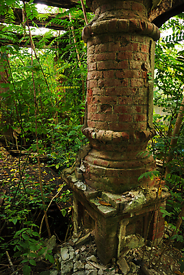 포토 JPG 해외이미지 잎 건축양식 벽돌 주택 사람없음 손상 버리기 옛날 재앙 파멸 혼란 해외202004 해외포토 식물 건축 컨셉 모션 건물 파일형식 소멸 이미지허브