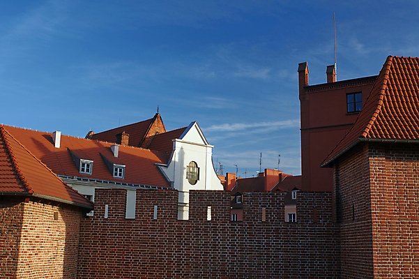 포토 JPG 해외이미지 구름 유럽 벽 건축양식 창문 하늘 지붕 벽돌 안테나 사람없음 건물 빨간색 파란색 탑 도시 중세 타일 폴란드 강화 해외202004 해외포토 자연요소 건축물 건축 나라 컬러 통신 역사 파일형식 이미지허브