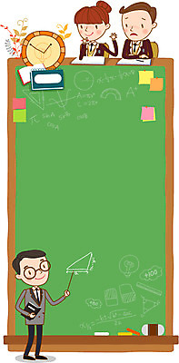 학생 여자 남자 교복 시계 일러스트 청소년 프레임 성인 세명 스쿨라이프 교사 칠판 수학 수학교육 국내일러스트 AI파일 직업 라이프스타일 옷 교육 교과목 학교 사람 파일형식 벡터