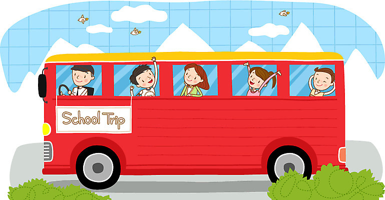 학생 여자 남자 일러스트 청소년 프레임 여러명 성인 스쿨라이프 스쿨버스 수학여행 국내일러스트 AI파일 라이프스타일 여행 다수 학교 버스 사람 파일형식 벡터