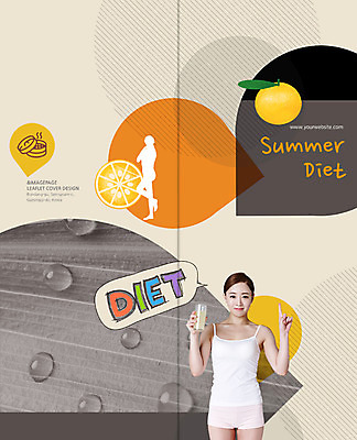 PSD 템플릿 편집 표지디자인 북디자인 출판디자인 여자 표지 실루엣 리플렛 말풍선 다이어트 2단접지 북커버 오렌지 나뭇잎 한명 웃음 손짓 팜플렛 상반신 20대 성인 운동복 민소매 운동 한국인 물방울 물컵 이미지템플릿 1 옷 상의 잎 과일 모션 촬영기법 표정 건강 사람 동양인 청년 컵 파일형식