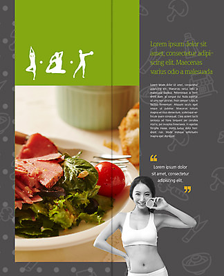 PSD 템플릿 편집 접시 표지디자인 북디자인 출판디자인 여자 실루엣 내지 음식 리플렛 포크 다이어트 채소 2단접지 북커버 요가 방울토마토 한명 웃음 팜플렛 상반신 20대 성인 운동복 운동 샐러드 한국인 요가자세 탱크톱 레몬 이미지템플릿 1 식기 웰빙 옷 포즈 상의 토마토 과일 촬영기법 표정 건강 사람 동양인 청년 파일형식