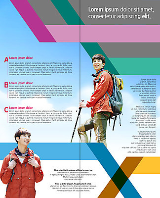 PSD 템플릿 편집 표지디자인 북디자인 출판디자인 남자 내지 리플렛 2단접지 북커버 배낭 레저 웃음 팜플렛 상반신 성인 두명 옆모습 30대 운동 등산 한국인 등산복 등산스틱 이미지템플릿 옷 뷰포인트 가방 표정 건강 사람 동양인 장년 트래킹 등산용품 파일형식