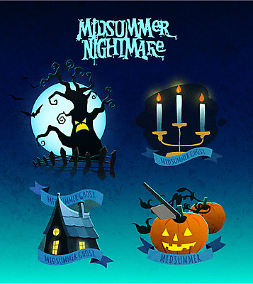 나무 일러스트 초 호박 주택 사람없음 울타리 라벨 달 유령 촛대 도끼 박쥐 유령의집 호러 호러캐릭터 국내일러스트 일러캐릭터 AI파일 자연요소 식물 캐릭터 채소 포유류 프레임 건물 담장 공포 파일형식 벡터