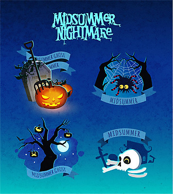 나무 일러스트 호박 해골 사람없음 라벨 달 무덤 거미줄 거미 호러 호러캐릭터 국내일러스트 일러캐릭터 AI파일 자연요소 식물 캐릭터 곤충 채소 뼈 프레임 공포 파일형식 벡터