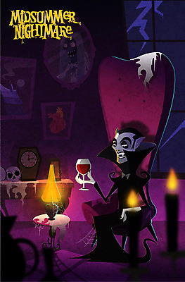 포스터 액자 와인잔 의자 일러스트 탁자 해골 사람없음 거울 스탠드 유령 번개 흡혈귀 드라큘라 호러 호러캐릭터 국내일러스트 일러캐릭터 AI파일 캐릭터 가구 술잔 날씨 조명 뼈 공포 파일형식 벡터