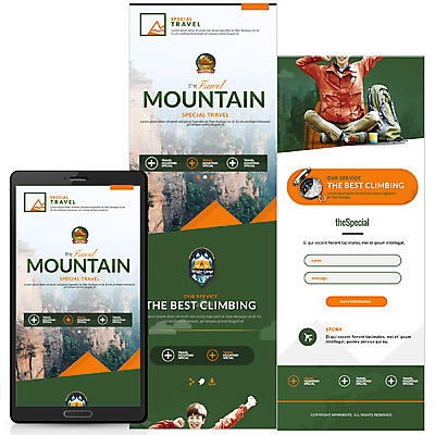 PSD 템플릿 남자 여행 웹템플릿 모바일 산 성인 두명 등산 한국인 나침반 등산객 등산복 모바일웹 이미지템플릿 옷 사람 동양인 트래킹 파일형식