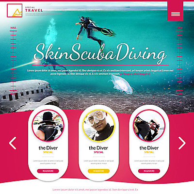 PSD 외국인 템플릿 남자 바다 여행 웹템플릿 이벤트페이지 이벤트 여러명 성인 스쿠버다이빙 해파리 스쿠버다이빙용품 이미지템플릿 스포츠용품 다수 사람 인종 수상스포츠 자포동물 페이지 파일형식