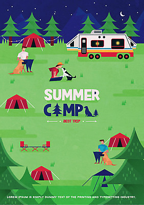 나무 여자 남자 포스터 반려견 일러스트 탁자 밤하늘 아웃도어 텐트 성인 세명 캠핑 달 강아지 캠핑장 캠핑카 야외의자 카라반 오토캠핑 캠핑족 캠핑트레일러 국내일러스트 AI파일 자연요소 식물 가구 의자 자동차 하늘 레저 캠핑도구 사람 반려동물 개 야간 신조어 트레일러 파일형식 벡터