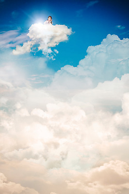 JPG 구름 편집이미지 여자 하늘 한명 20대 성인 햇빛 한국인 디지털합성 합성 디지털아트 성인여자만 편집실사 자연요소 1 사람 동양인 청년 태양 CG 여자만 성인만 파일형식