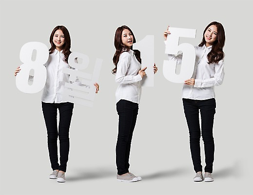 전신 PSD 편집이미지 1 여자 기념일 20대 성인 세명 한국인 8 디지털합성 합성 5 8월 광복절 월 성인여자만 이미지편집 사람 동양인 이벤트 청년 공휴일 숫자 날짜 국경일 여자만 성인만 파일형식