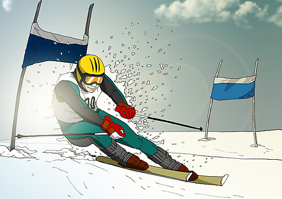 주간 PSD 남자 올림픽 겨울 일러스트 스키 운동선수 동계올림픽 한명 성인 야외 눈 깃발 스키복 스키장비 스키선수 폴 스키용품 국내일러스트 자연요소 1 옷 계절 스포츠용품 스포츠 날씨 겨울스포츠 사람 파일형식