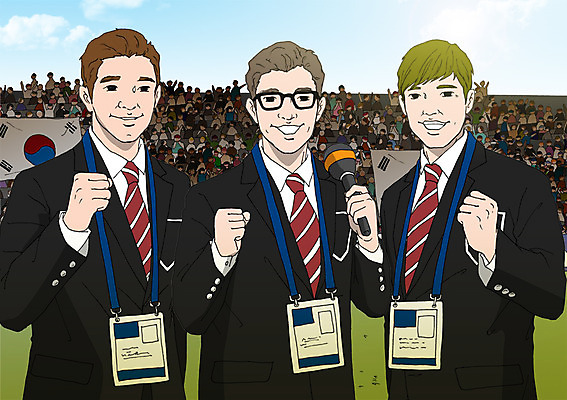 주간 PSD 남자 올림픽 일러스트 여러명 성인 야외 파이팅 군중 태극기 마이크 중계 방송인 객석 국내일러스트 자연요소 직업 스포츠 음향기기 다수 모션 사람 국기 방송 파일형식