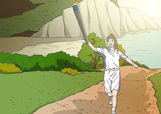 주간 PSD 나무 여자 올림픽 일러스트 산 운동선수 한명 성인 야외 달리기 성화 성화봉송 성화불 성화주자 국내일러스트 자연요소 식물 1 스포츠 모션 사람 파일형식