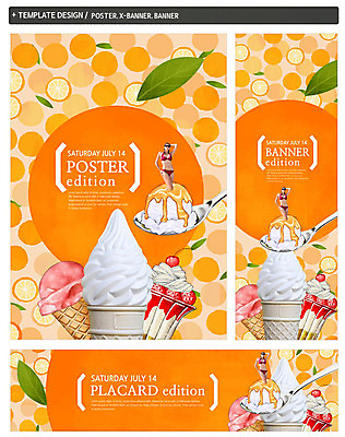 PSD 서양인 배너 배너템플릿 여자 가로배너 ZIP 포스터 세로배너 오렌지 나뭇잎 아이스크림 디저트 한명 20대 성인 여름 세트 비키니 선글라스 숟가락 현수막 체리 파르페 아이스크림콘 외국인 템플릿 1 계절 수영복 안경 음식 잎 과일 수저 사람 청년 가로 세로 콘 파일형식
