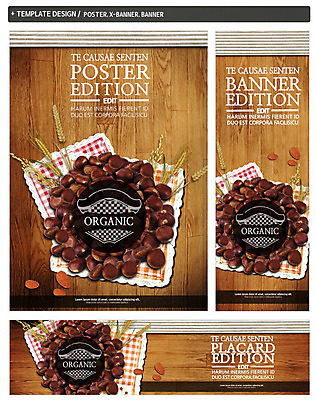 PSD 배너 배너템플릿 가로배너 ZIP 포스터 세로배너 사람없음 세트 식탁보 현수막 마루 밤 유기농 이삭 템플릿 웰빙 바닥 가로 세로 견과류 파일형식