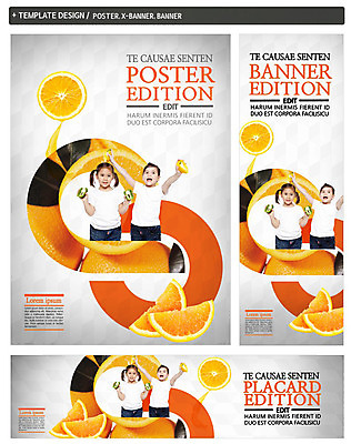 PSD 서양인 배너 배너템플릿 가로배너 ZIP 포스터 세로배너 오렌지 단면 파프리카 들기 소녀 상반신 두명 세트 현수막 외국인 템플릿 여자 어린이 채소 과일 모션 사람 가로 세로 파일형식