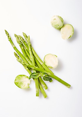 포토 JPG 스튜디오촬영 채소 실내 사람없음 여러개 신선 아스파라거스 방울양배추 국내포토 다수 내부 양배추 파일형식