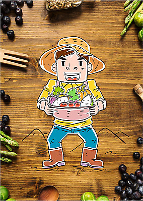 전신 모자 남자 음식 포크 포토일러 한명 서기 들기 성인 수확 농부 유기농 블루베리 아스파라거스 이미지편집 AI파일 편집이미지 직업 1 식기 웰빙 잡화 농업 채소 과일 모션 사람 파일형식 벡터