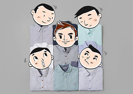 남자 얼굴 맨라이프 와이셔츠 포토일러 여러명 성인 비즈니스맨 이미지편집 AI파일 편집이미지 라이프스타일 다수 셔츠 비즈니스 사람 신체부위 직장인 파일형식 벡터