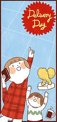 PSD 남자 어린이 일러스트 프레임 성인 치킨 메모지 배송 주문 배달음식 전화주문 음식배달 국내일러스트 음식 사람 사무용품 배달 닭고기요리 파일형식