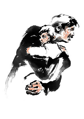 PSD 남자 일러스트 캘리그라피 안기 상반신 성인 두명 아기 기아 먹 사회복지 복지 난민 구호활동 국내일러스트 모션 서예 사람 사회이슈 파일형식