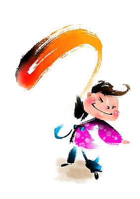 PSD 한국전통 전통문화 일러스트 캘리그라피 한명 소년 전통놀이 한복 돌리기 쥐불놀이 국내일러스트 1 전통 남자 문화 어린이 모션 놀이 한국 사람 전통의상 파일형식