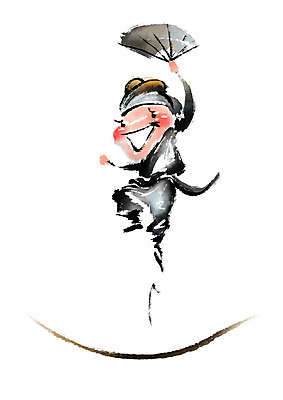 PSD 한국전통 남자 전통문화 밧줄 일러스트 캘리그라피 한명 점프 전통놀이 광대 부채 한복 외줄타기 줄타기광대 국내일러스트 1 전통 문화 줄 모션 놀이 한국 사람 묘기 전통의상 줄타기 파일형식