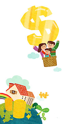 PSD 여자 남자 어린이 무지개 일러스트 가족 주택 성인 세명 금융 경제 새싹 달러 동전 열기구 원화 지구모양 국내일러스트 자연요소 모양 식물 지구 돈 관계 항공교통 사람 건물 파일형식