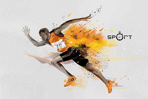 전신 PSD 남자 스포츠 포즈 올림픽 일러스트 캘리그라피 하계올림픽 한명 성인 달리기 운동 육상스포츠 역동적 육상선수 국내일러스트 1 컨셉 모션 운동선수 건강 사람 파일형식