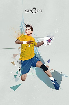 PSD 남자 스포츠 포즈 올림픽 일러스트 캘리그라피 하계올림픽 한명 성인 운동 역동적 핸드볼 핸드볼선수 핸드볼공 국내일러스트 1 컨셉 공 운동선수 건강 사람 구기 파일형식