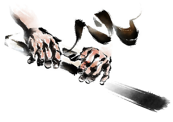 PSD 손 일러스트 캘리그라피 한명 손짓 신체부위 공예 목공예 대패 대패질 국내일러스트 1 모션 사람 취미 파일형식