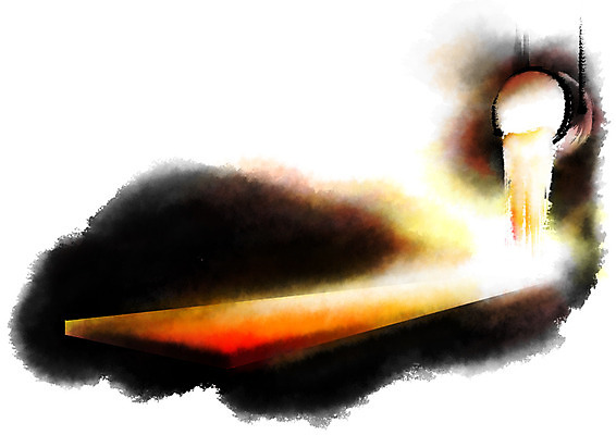 PSD 일러스트 캘리그라피 불 사람없음 뜨거움 항아리 붓기 먹 용광로 국내일러스트 자연요소 모션 서예 도자기 파일형식