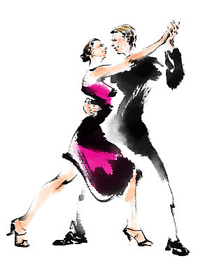 전신 PSD 여자 남자 일러스트 캘리그라피 서기 사람 성인 취미 두명 커플댄스 탱고 국내일러스트 모션 춤 파일형식