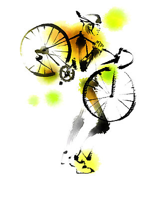 전신 PSD 남자 일러스트 캘리그라피 레저 한명 들기 사람 성인 취미 자전거 헬멧 사이클링 사이클복 국내일러스트 1 모션 바이크 보호장비 육상스포츠 파일형식