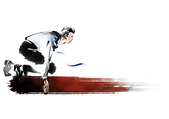 PSD 남자 엎드리기 일러스트 캘리그라피 한명 사람 정장 성인 달리기 비즈니스맨 출발 트랙 출발자세 국내일러스트 1 옷 포즈 컨셉 비즈니스 모션 직장인 파일형식