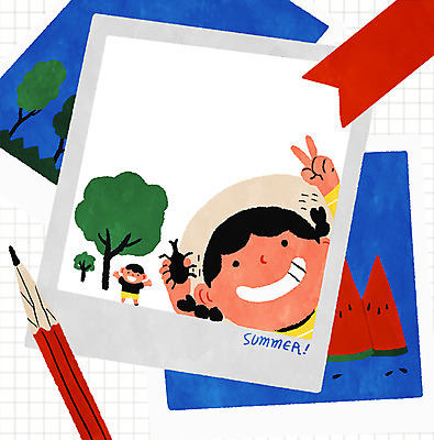 PSD 나무 모자 여자 남자 어린이 일러스트 여름음식 수박 여름방학 두명 여름 연필 풍뎅이 제철음식 제철과일 국내일러스트 식물 잡화 계절 음식 곤충 과일 방학 학용품 사람 필기구 제철 파일형식 여름_계절