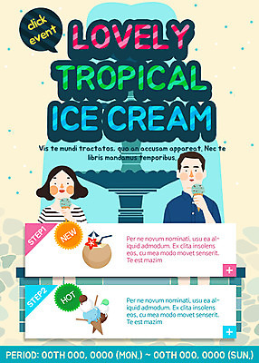 PSD 템플릿 커플 여자 남자 웹템플릿 여름음식 이벤트페이지 이벤트 성인 두명 분수 코코넛 아이스크림콘 이미지템플릿 음식 과일 관계 사람 콘 페이지 파일형식 여름_계절